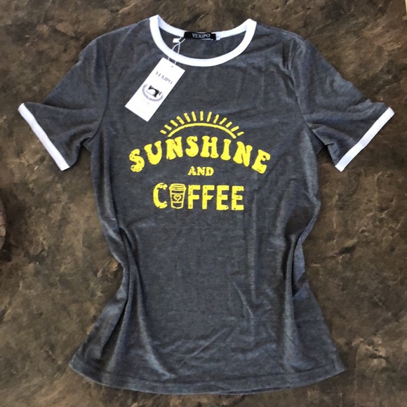 NWT Sunshine and coffee t-shirt - Picture 4 of 4